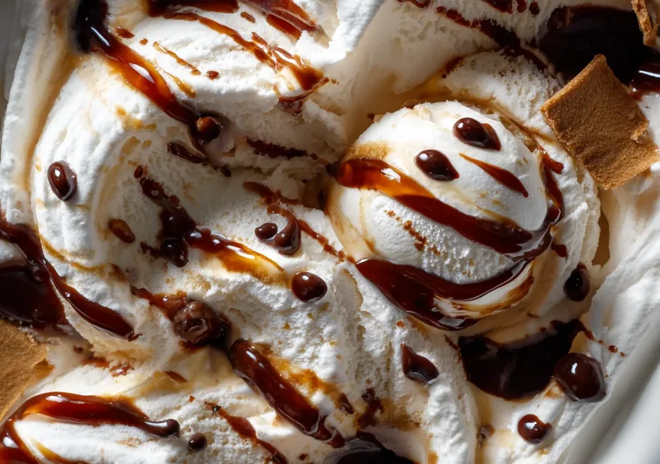 Dunkaroos No-Churn Ice Cream