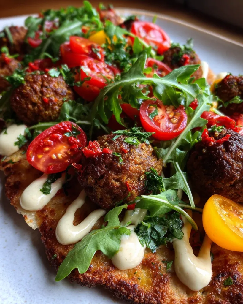 Falafel Flatbread