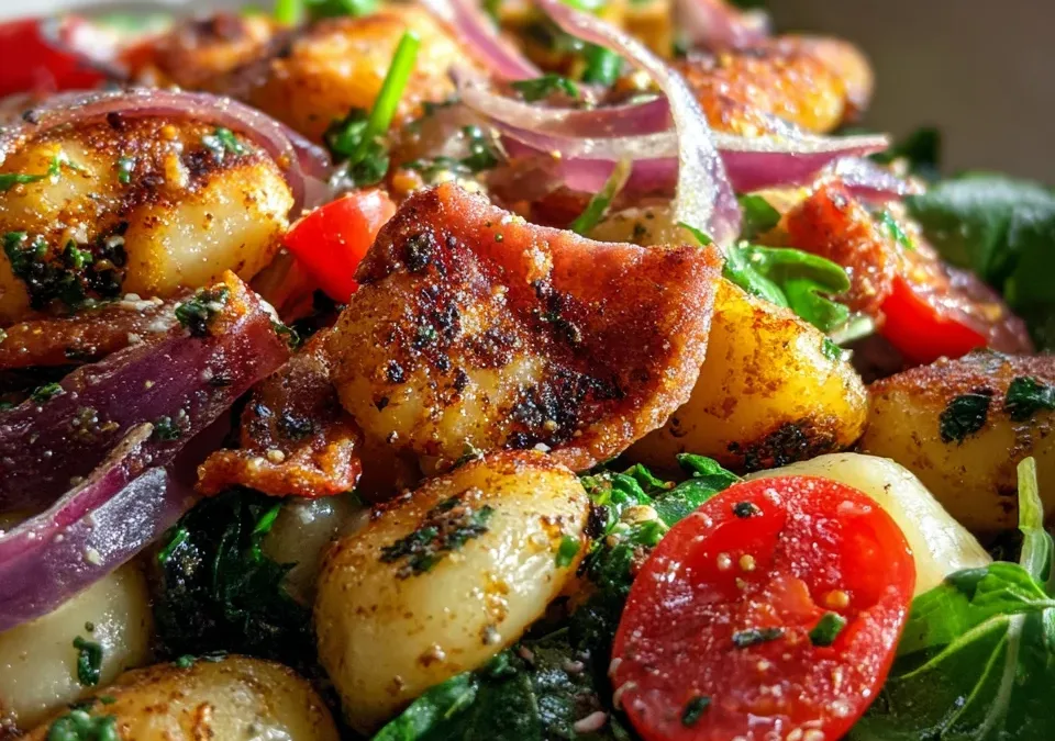 Grilled Gnocchi Salad