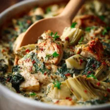 Kale and Artichoke Chicken Casserole Recipe: A Wholesome and Comforting Dish