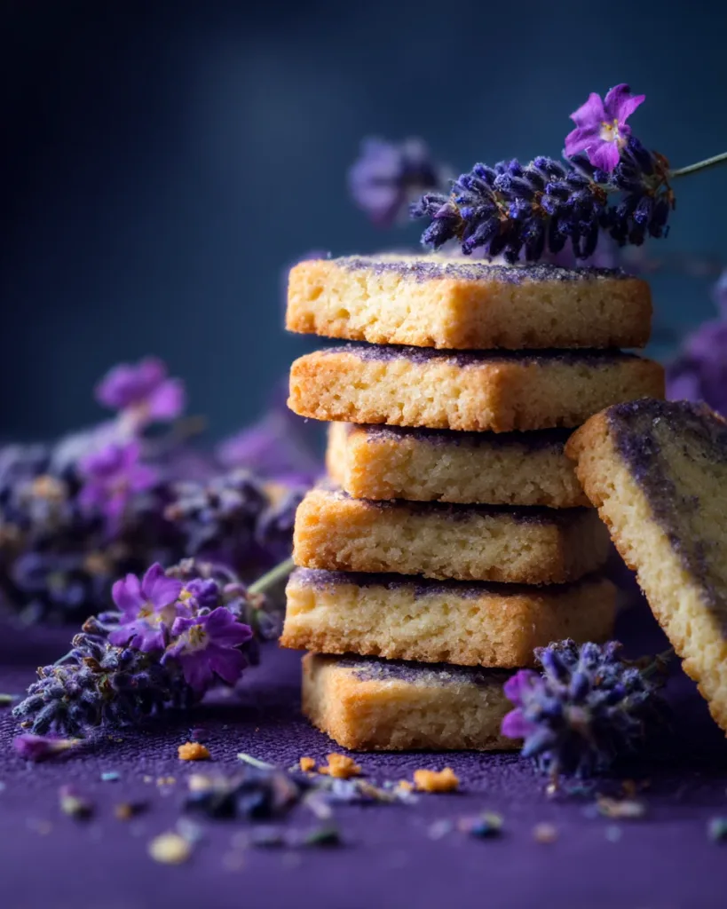 Lavender Shortbread Cookies