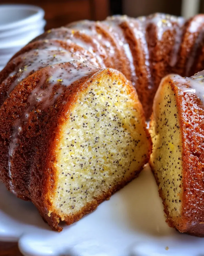 Lemon and Poppy Seed Bundt Cake