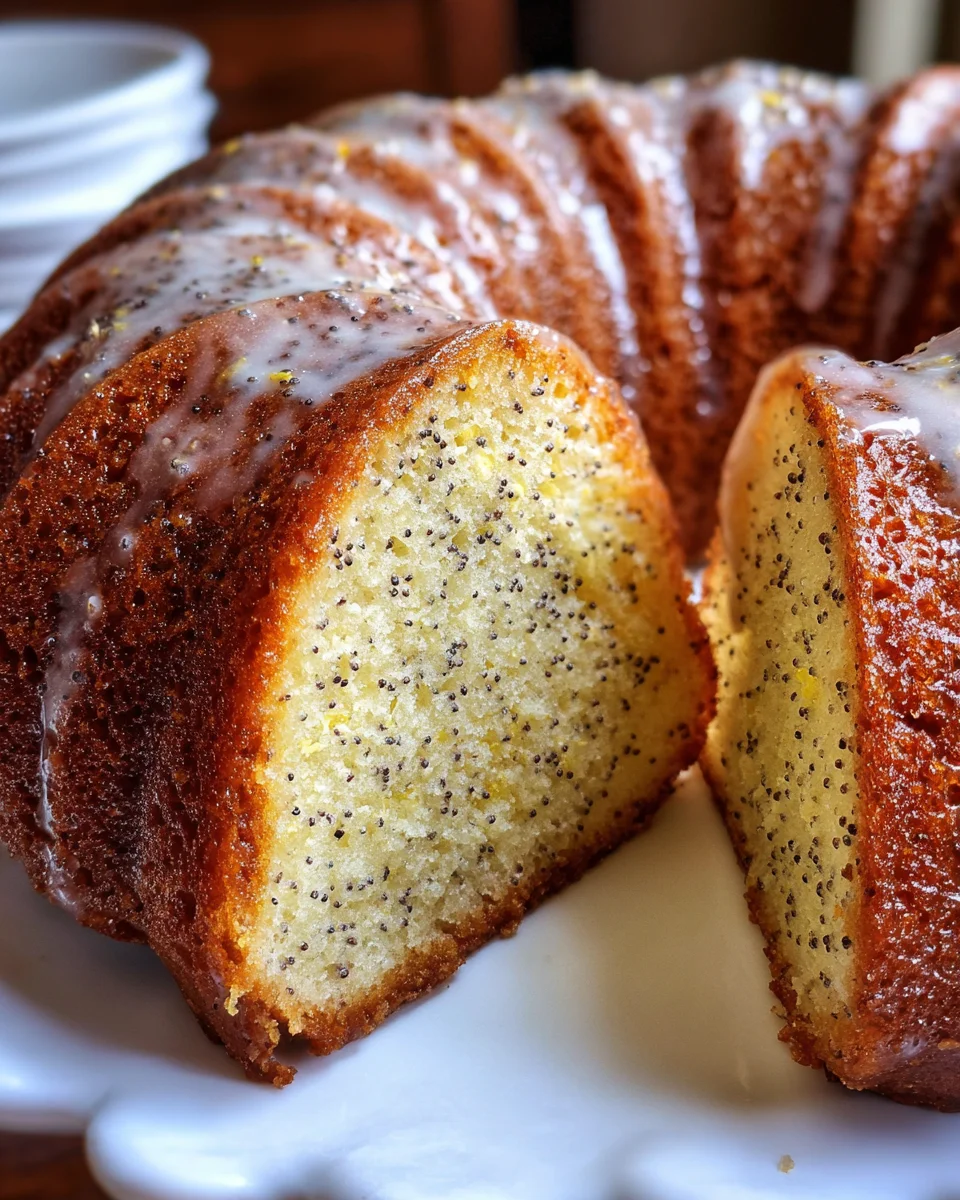 Lemon and Poppy Seed Bundt Cake
