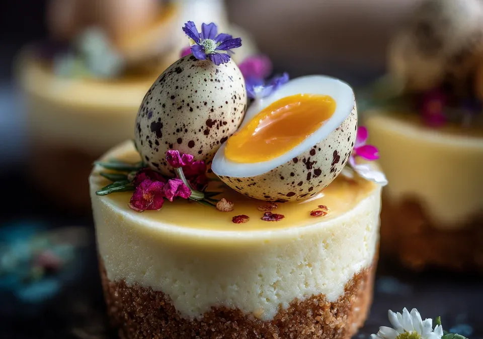 Mini Egg Cheesecake