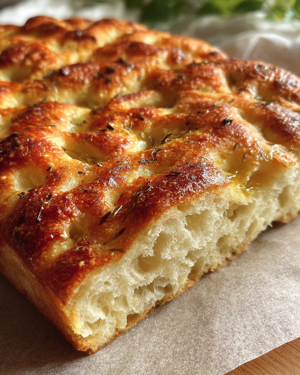 No-Knead Focaccia