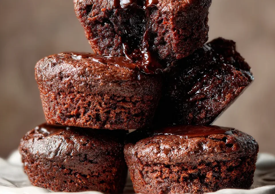 One Pot Chewy Brownie Bites