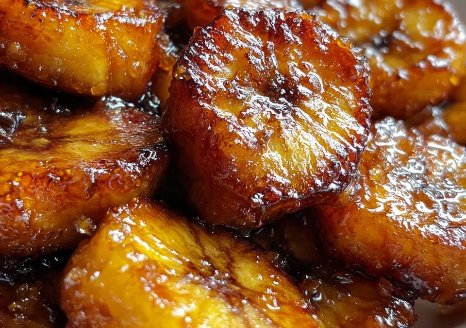 Plantains in Butter Rum Sauce