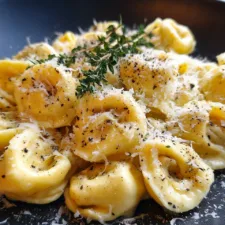 Skillet Cacio e Pepe Tortellini with Wilted Greens: A Quick and Delicious Twist on a Roman Classic