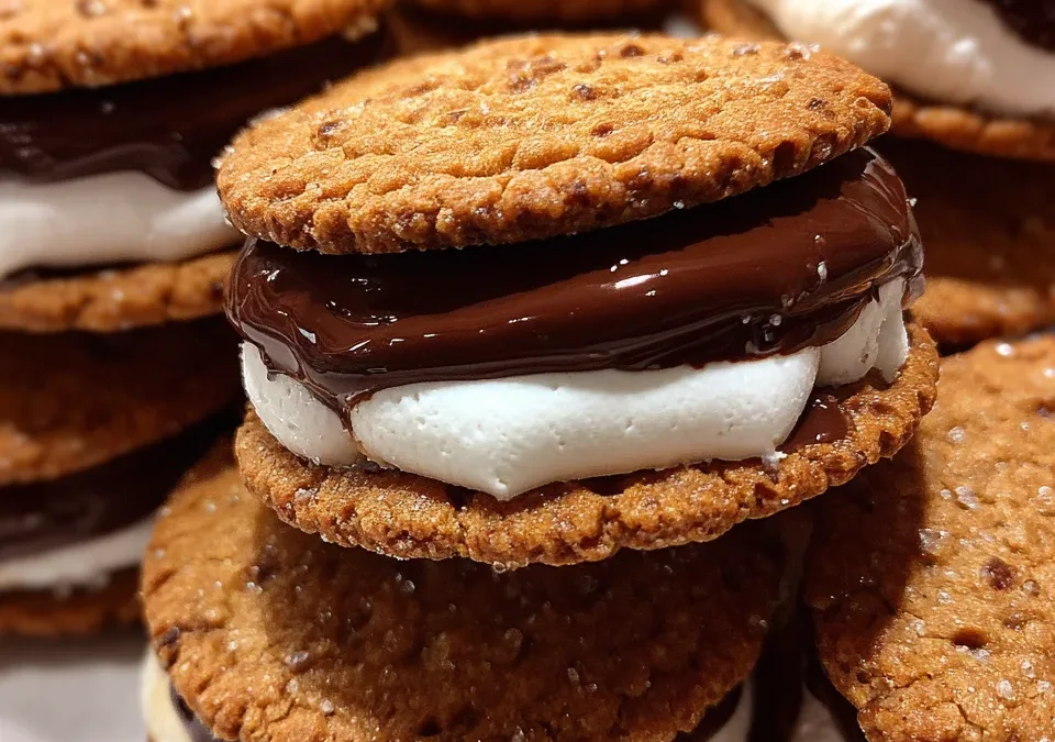 S'mores Sandwich Cookies