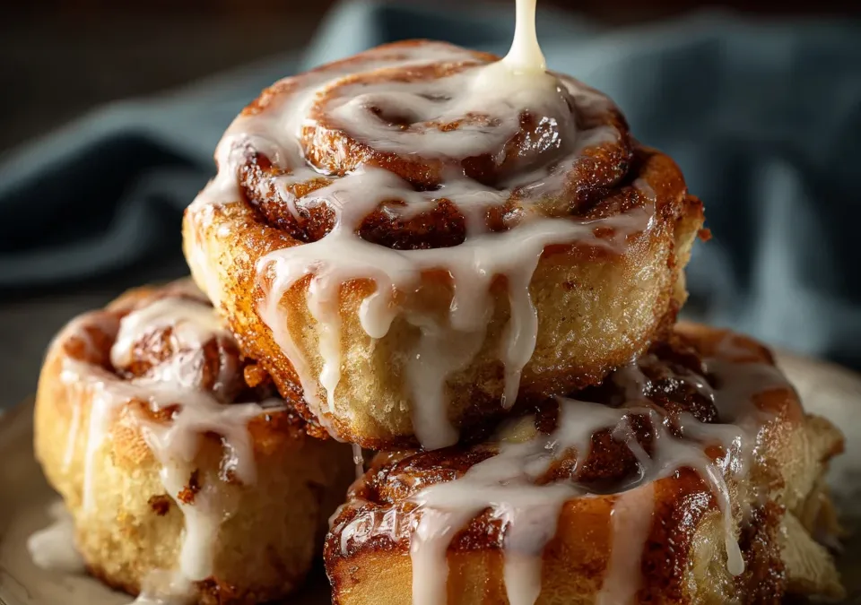 Sticky Toffee Cinnamon Rolls