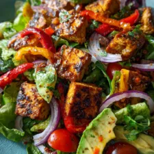Tempeh Taco Salad Recipe - Healthy & Flavorful Plant-Based Meal