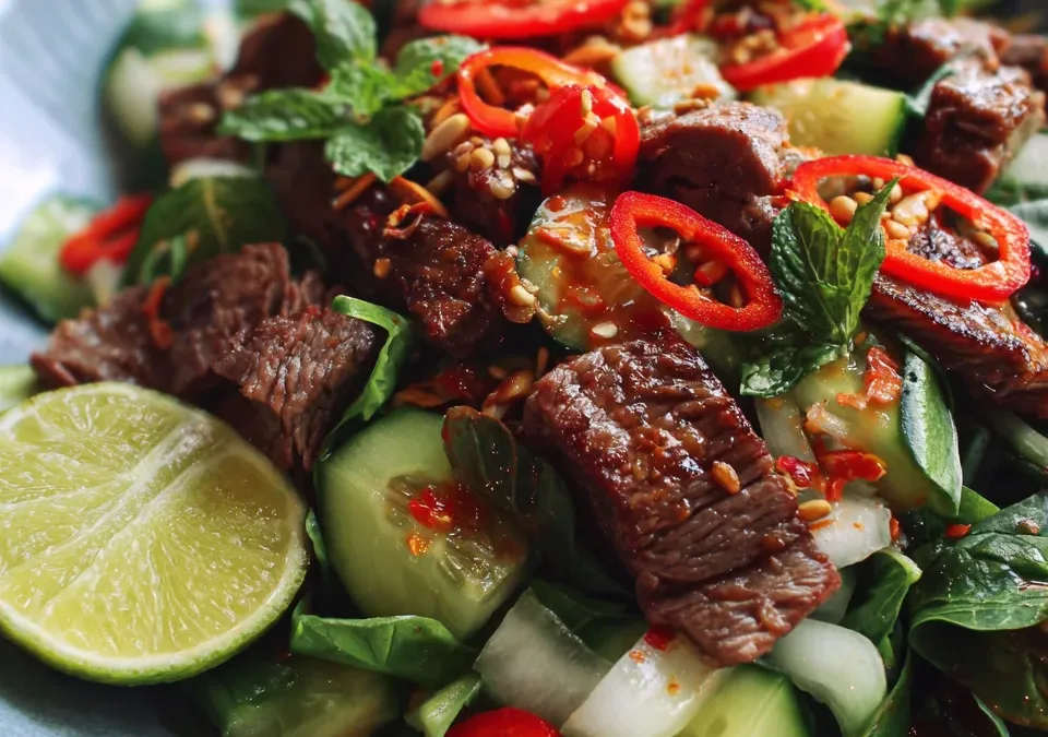 Thai Beef Salad with Spicy Lime Dressing