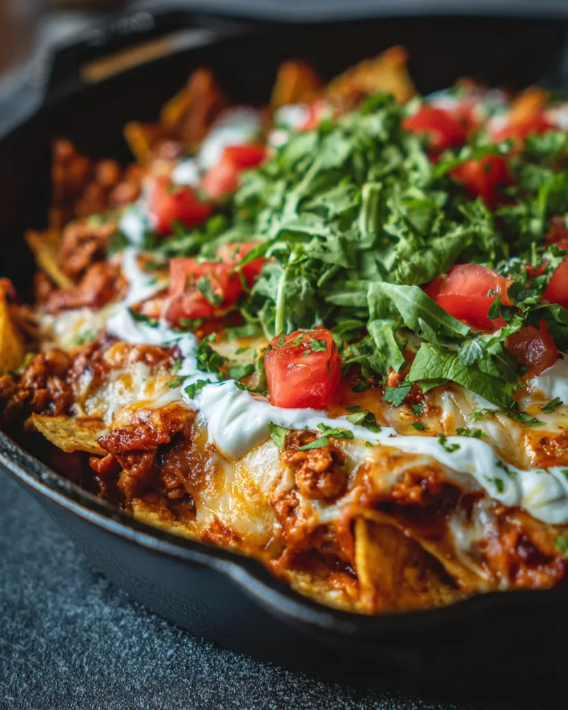 Turkey Taco Nacho Skillet