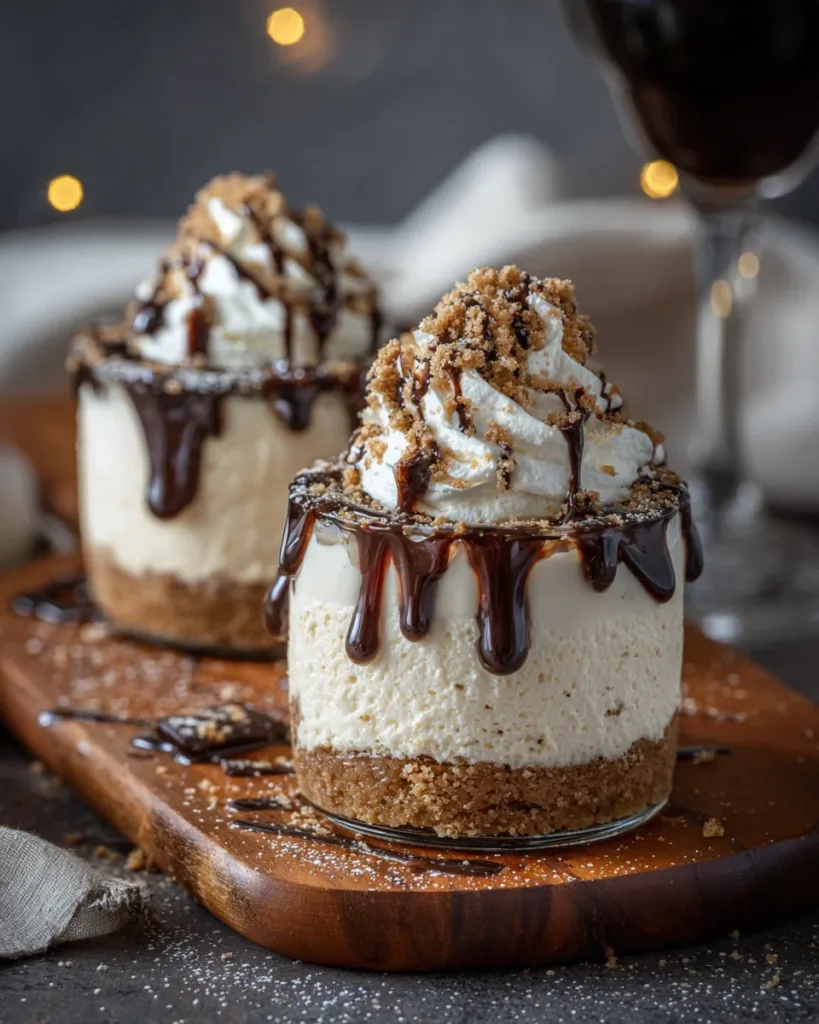 White Russian Cheesecake Shots