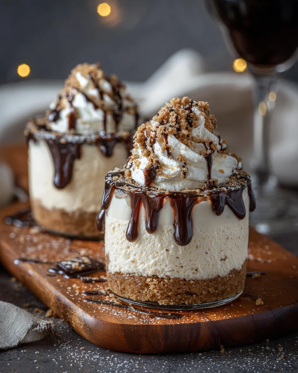 White Russian Cheesecake Shots