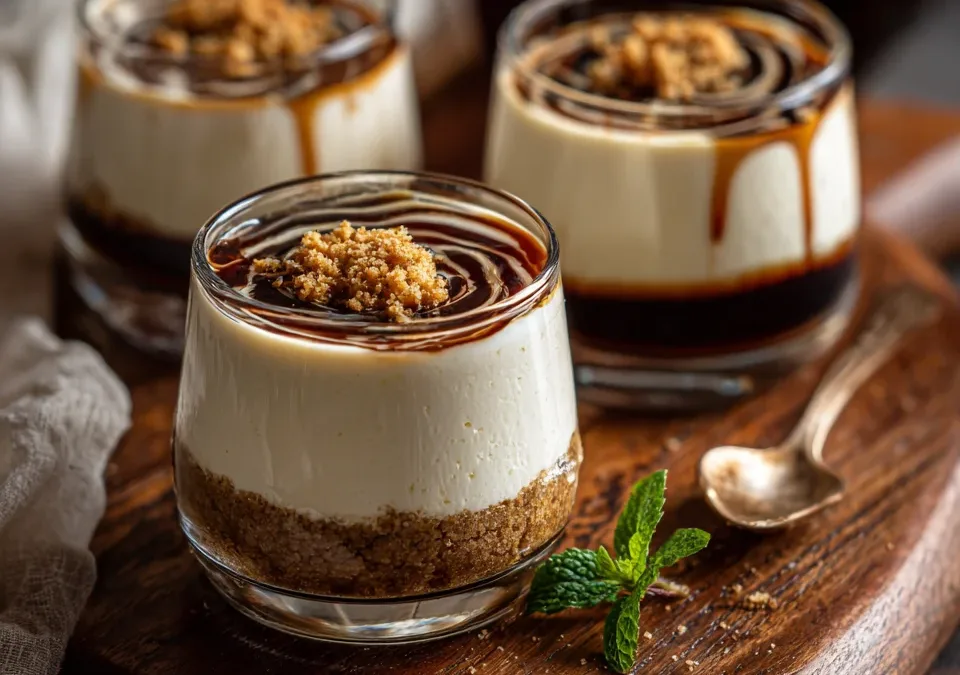 White Russian Cheesecake Shots