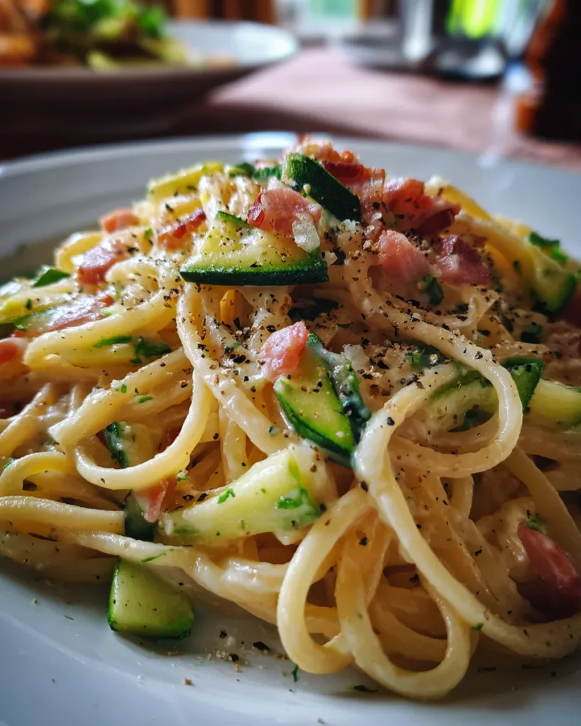 Zucchini Carbonara