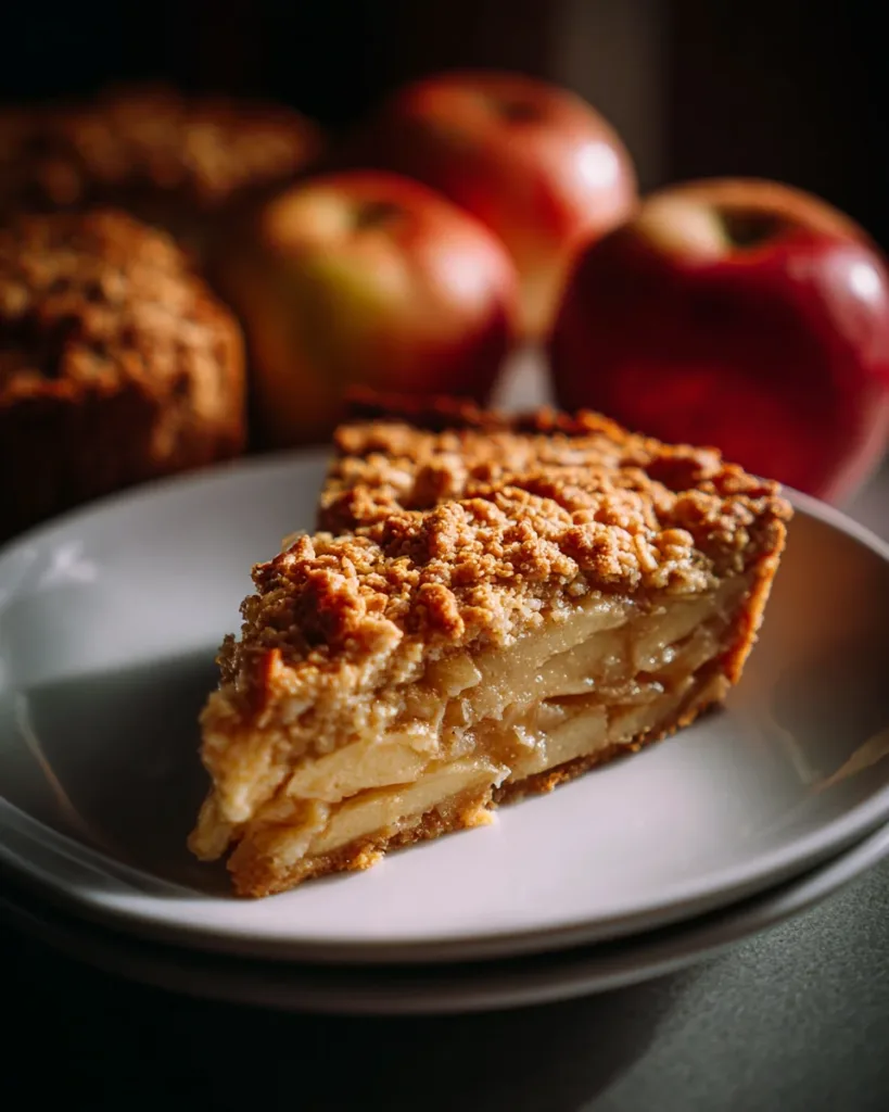 Baked Oats Apple Pie Style