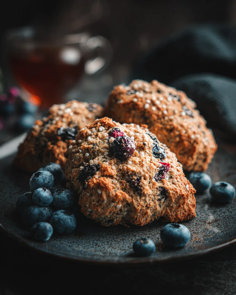 Buckwheat & Blueberry Scones