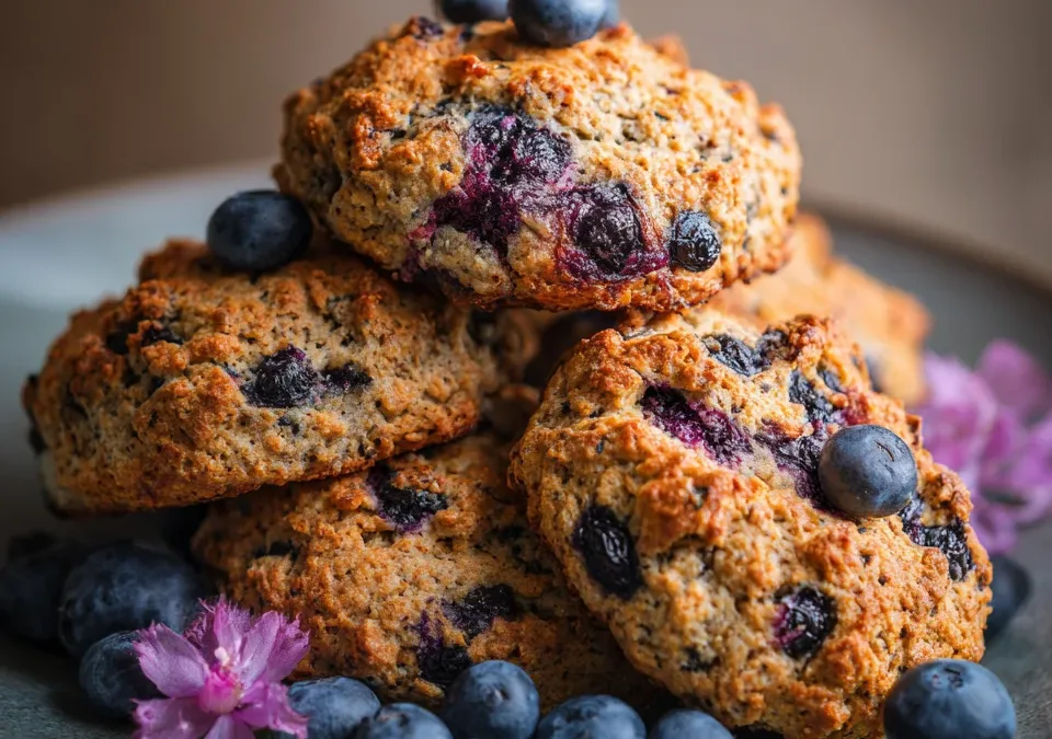 Buckwheat & Blueberry Scones