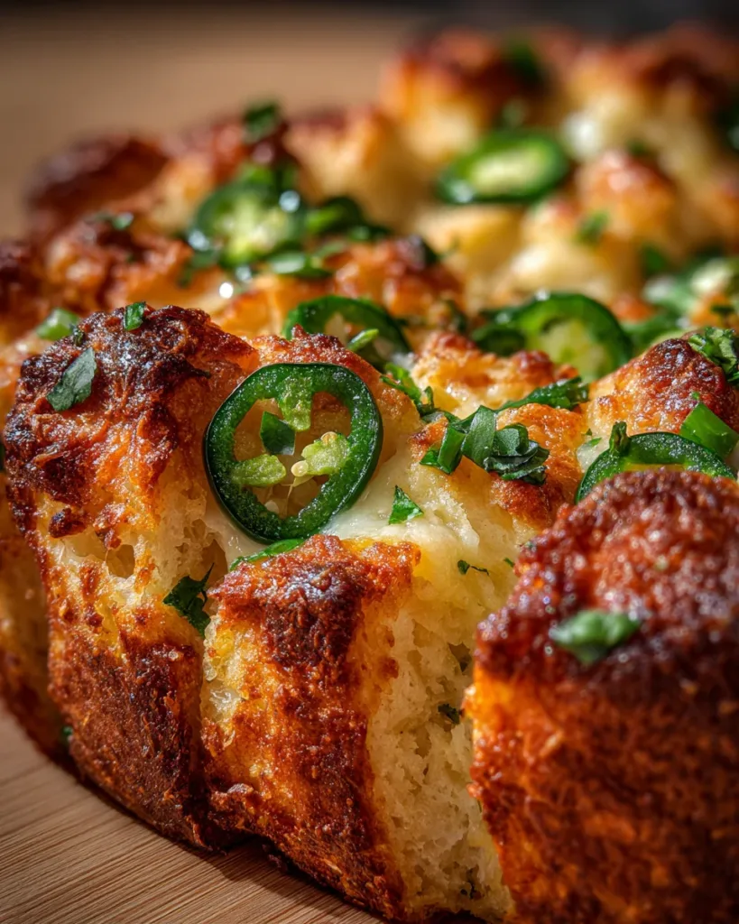 Cheesy Jalapeño Pull-Apart Bread