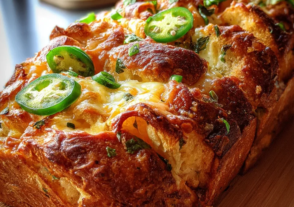 Cheesy Jalapeño Pull-Apart Bread