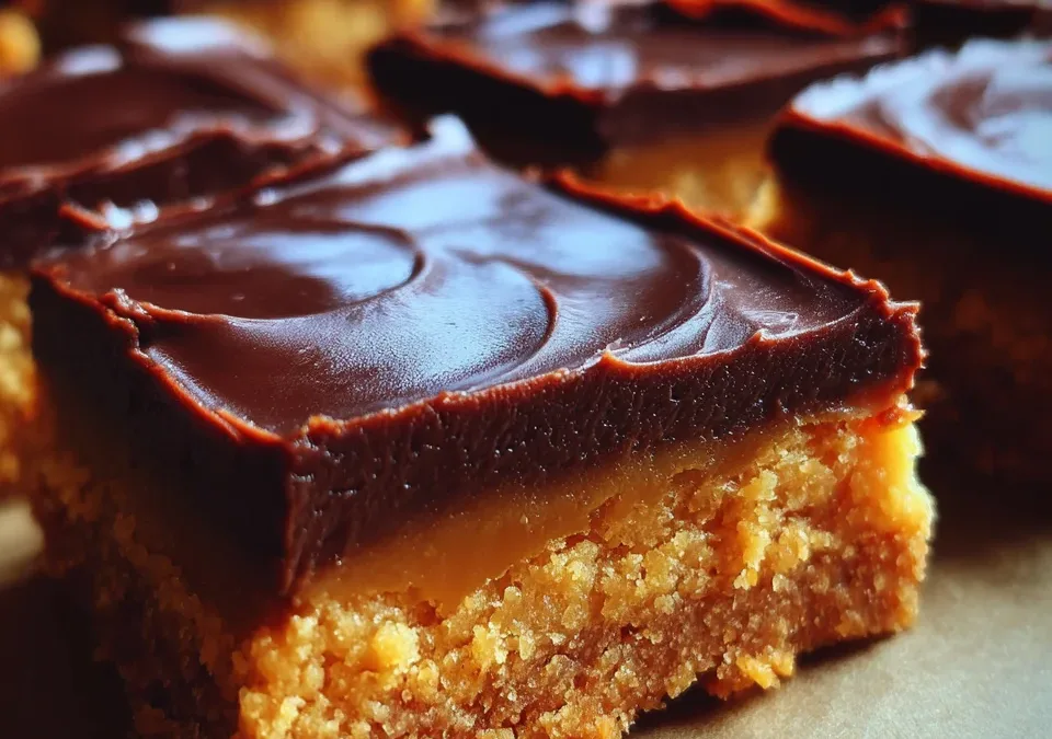 Chocolate-Frosted Peanut Butter Bars