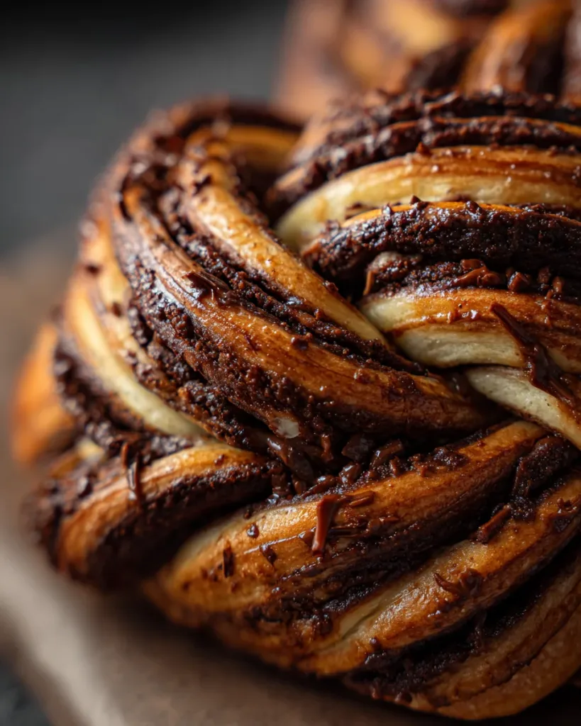 Chocolate Hazelnut Babka Twist