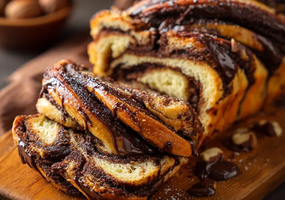 Chocolate Hazelnut Babka Twist