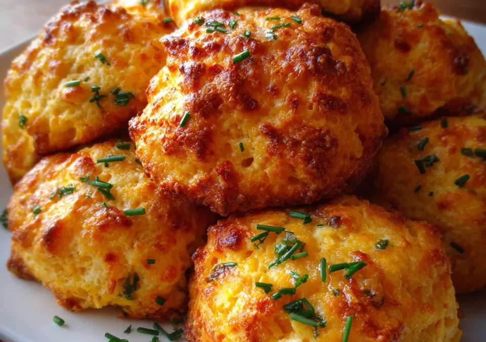 Cornmeal Cheddar Biscuits with Chives