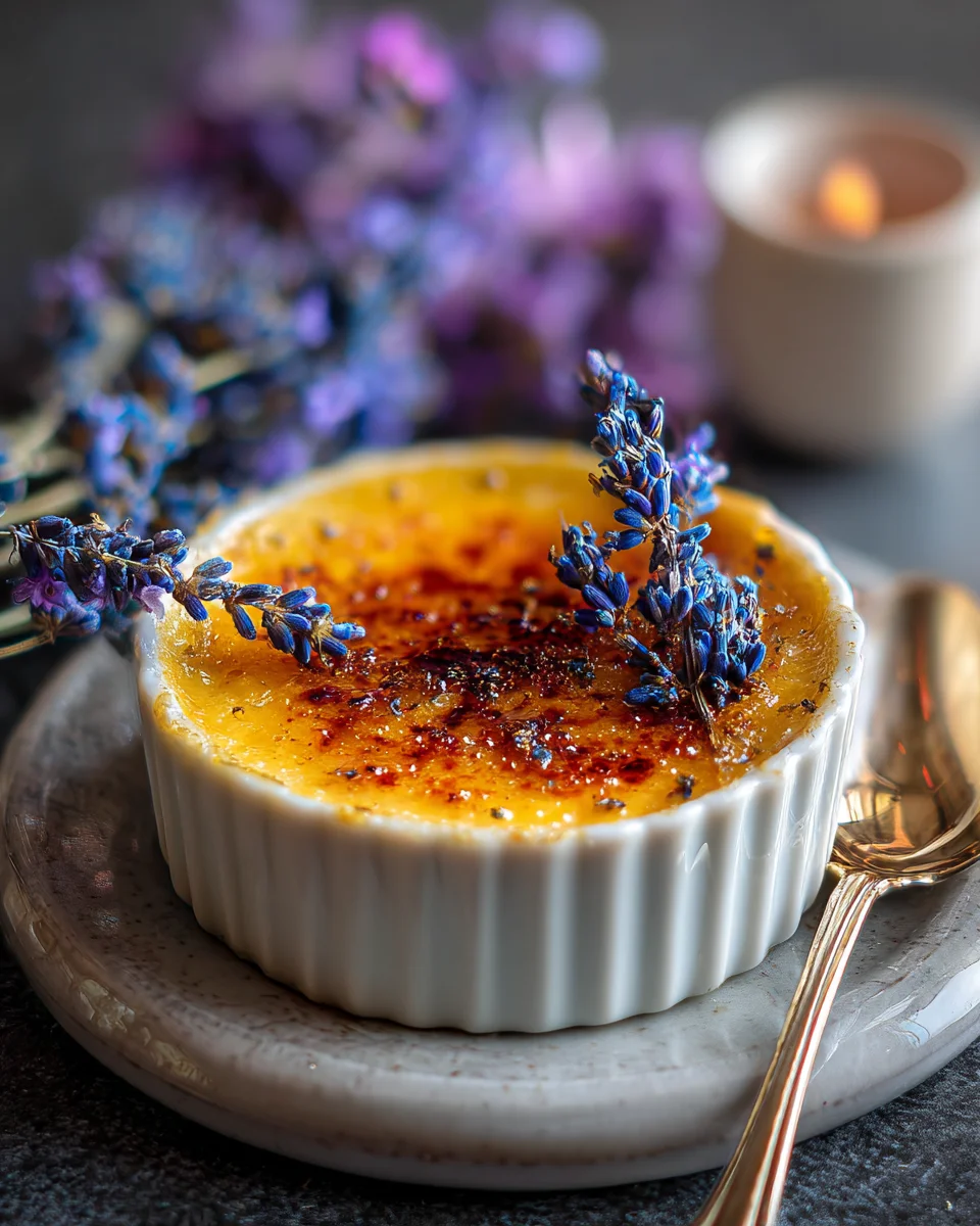 Earl Grey & Lavender Crème Brûlée