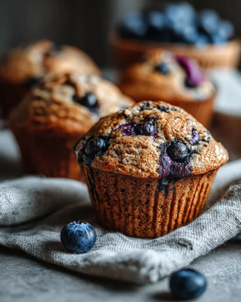 Gluten-free Buckwheat Blueberry Muffins