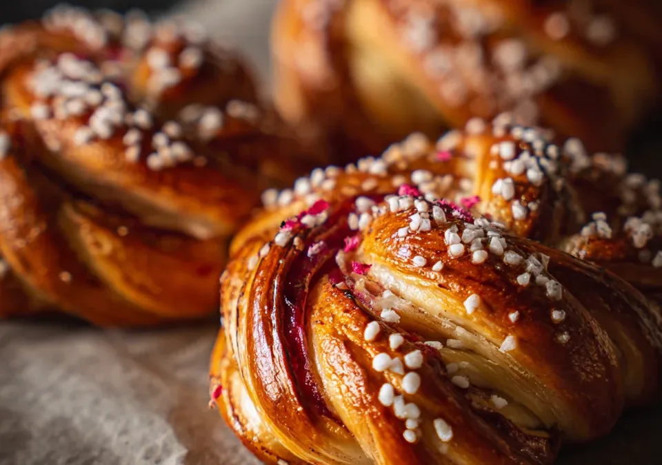 Hibiscus & Rosewater Brioche Twists