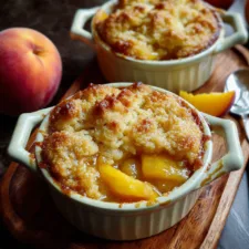 Individual Peach Cobbler Recipe: A Delightful Dessert for Two