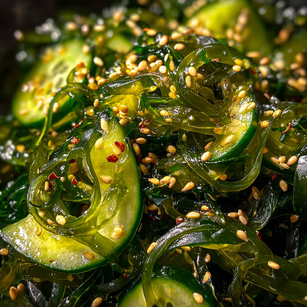 Japanese Seaweed & Cucumber Salad