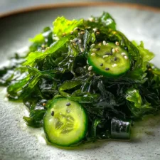 Japanese Seaweed & Cucumber Salad (Wakame Kyuri Su): A Refreshing Umami-Packed Delight