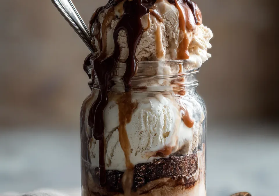 Mason Jar Ice Cream