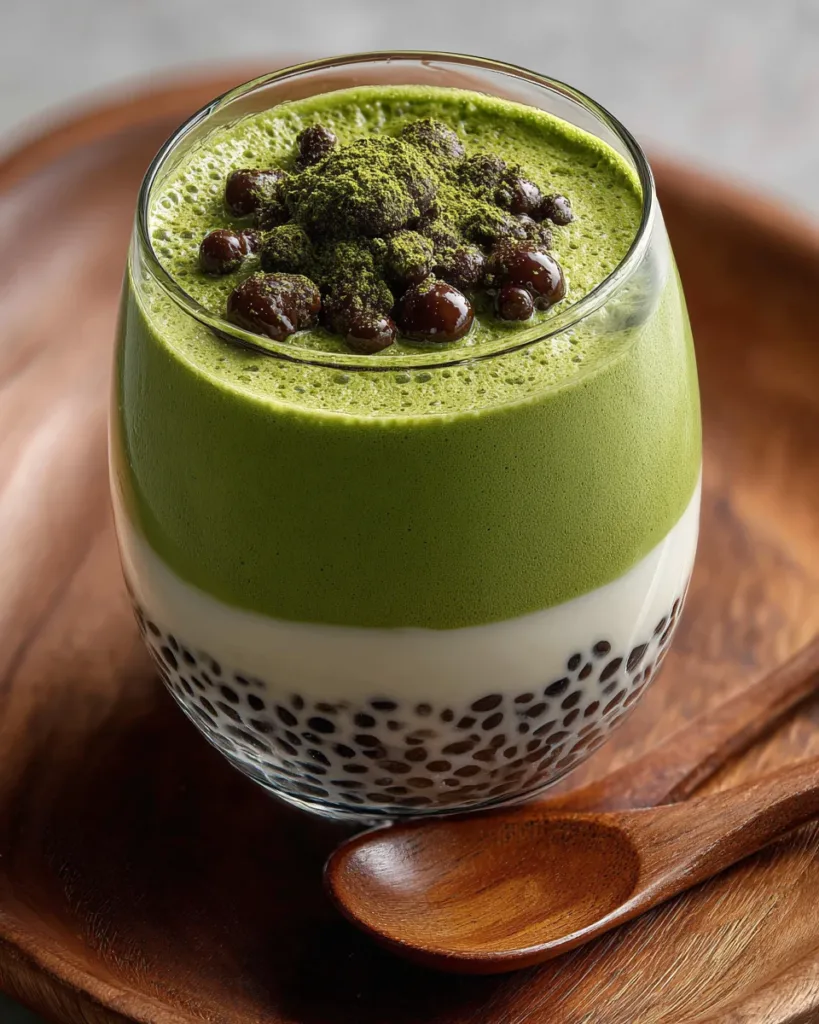 Matcha & Black Sesame Parfait