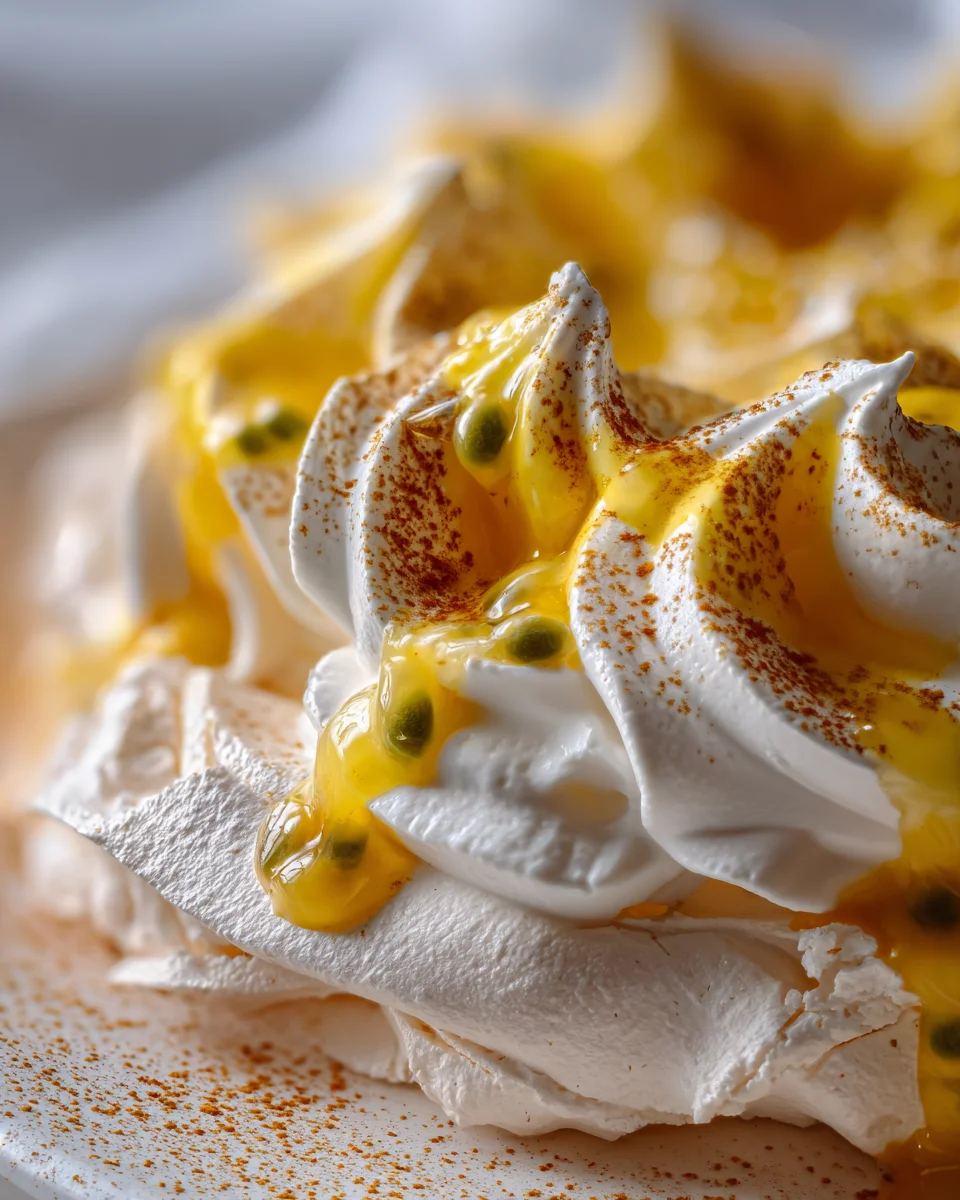 Passionfruit Pavlova