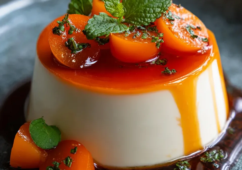 Persimmon & Honey Panna Cotta