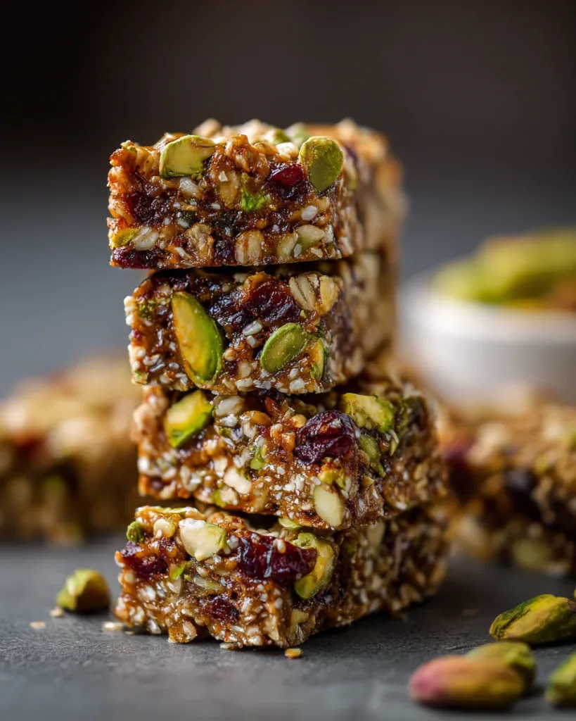 Pistachio Oat Squares