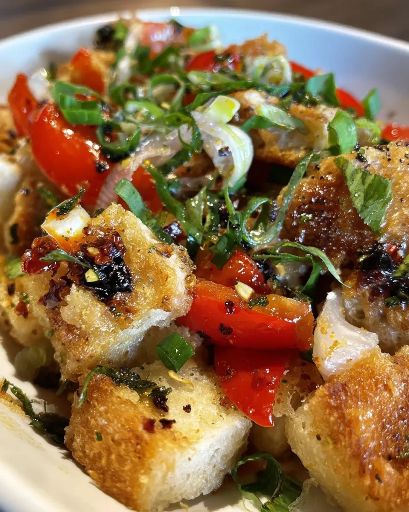 Pot Sticker Panzanella