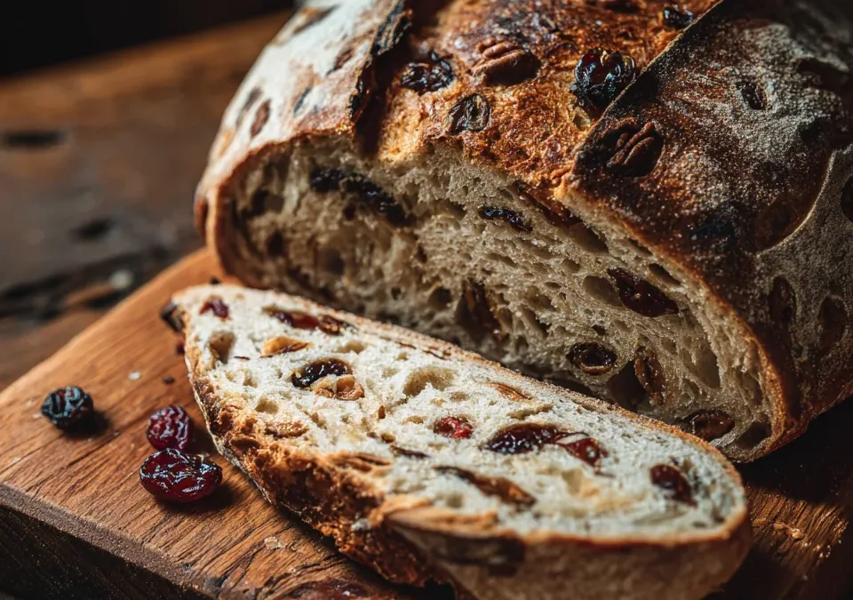 Rustic Fruit & Nut Sourdough Loaf