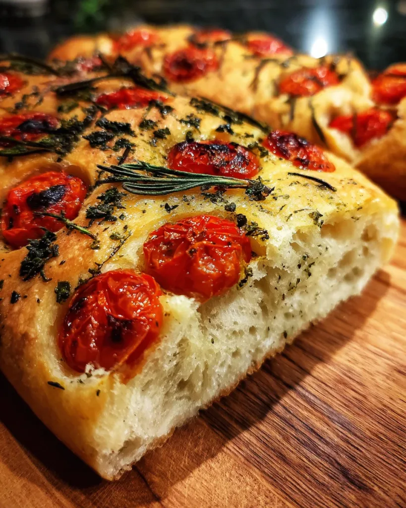 Rustic Olive Tomato & Herb Ciabatta