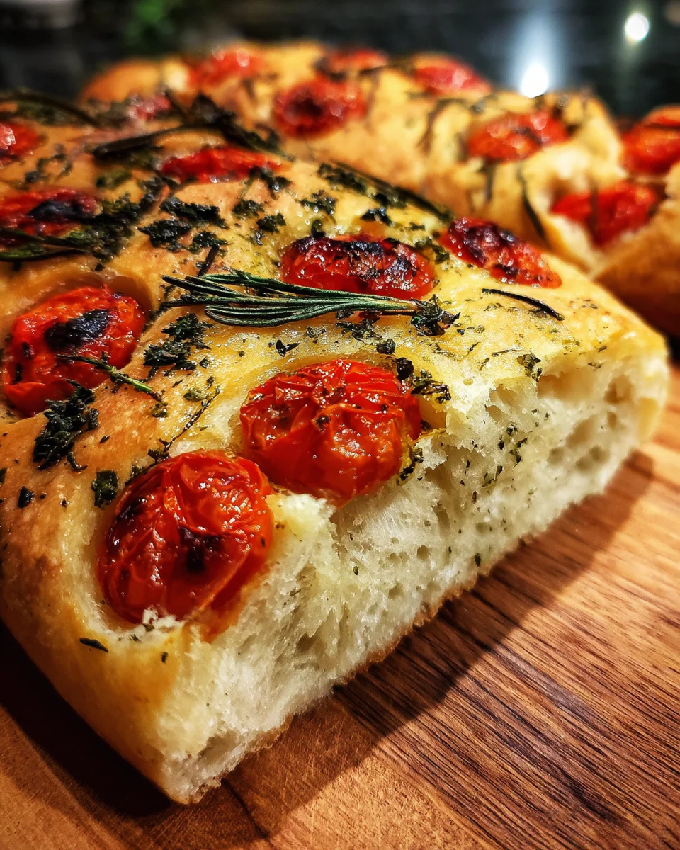 Rustic Olive Tomato & Herb Ciabatta