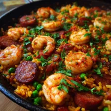 Shrimp & Chorizo Paella: A Bold and Flavorful Spanish-Inspired Rice Dish