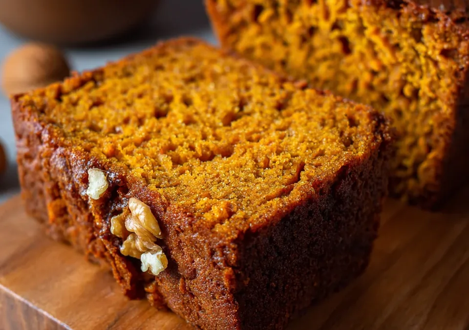 Sweet Potato & Walnut Quick Bread