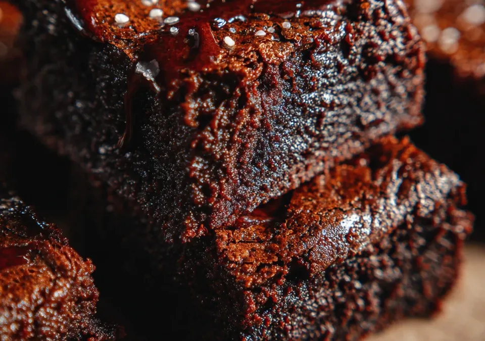 Tahini & Date Brownies