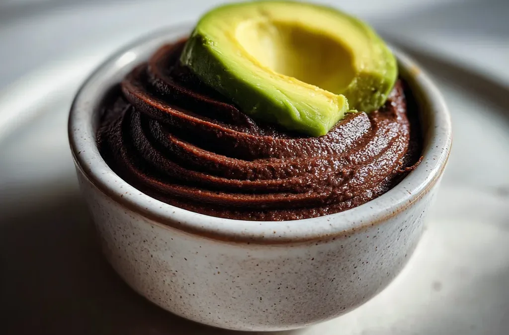 Vegan Dark Chocolate Avocado Mousse