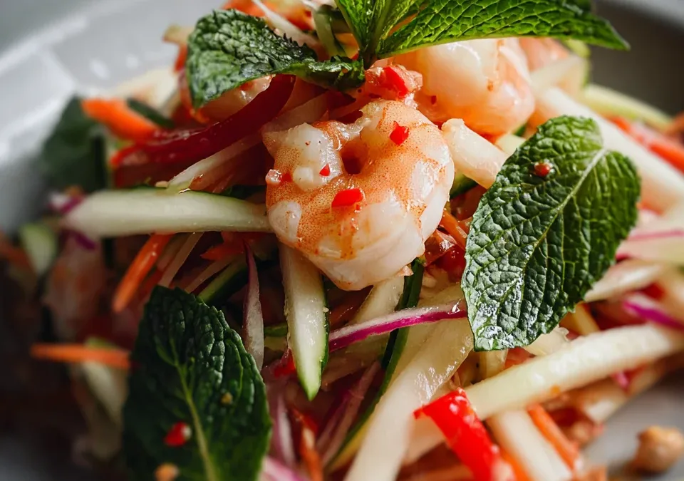 Vietnamese Green Mango & Shrimp Salad
